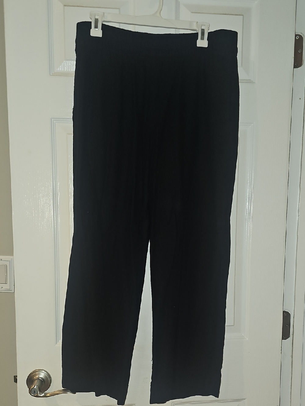 Old Navy Black Wide-Leg Pull-On Pants